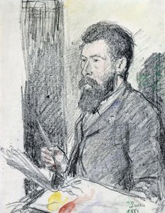ジョルジュ・スーラの肖像 作： Maximilien Luce