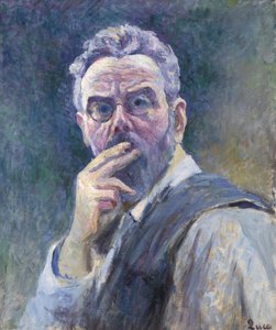 たばこの自画像c。 1905年。 作： Maximilien Luce