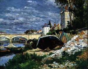 川の岸辺 作： Maximilien Luce