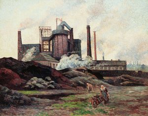 工場、1898 作： Maximilien Luce