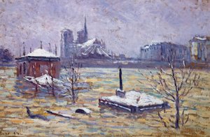 洪水、1910 作： Maximilien Luce
