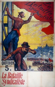 1911 年 4 月 27 日の La Bataille syndicaliste ジャーナル。 作： Maximilien Luce