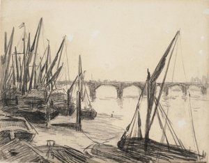 VauxhallBridgeのテムズ川