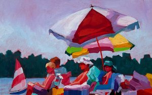 湖畔の夏の楽しみ 作： Maxine Shore