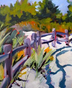 10月のビーチ 作： Maxine Shore