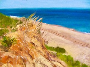 穏やかな海岸の景色 作： Maxine Shore