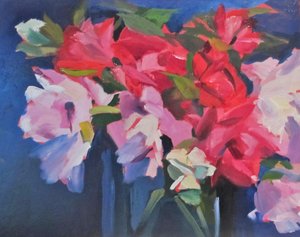 鮮やかな花束 作： Maxine Shore