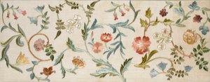 ガーデンピース、1938（リネンに刺繍、ウール、シルク） 作： May Morris