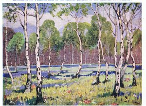 春の森（カラーリソ） 作： May Wilson Preston