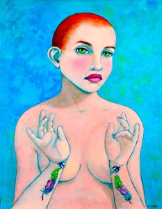希望、2021年4月（油絵） 作： Maylee Christie