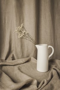 ミニマリストの花の静物 作： 