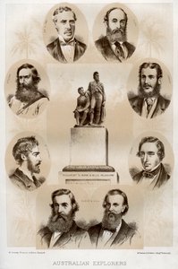 オーストラリアの探検家、1879 年 作： McFarlane and Erskine