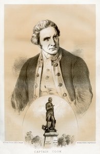 キャプテン・ジェームズ・クック（18世紀イギリスの海軍士官・探検家）1879年
