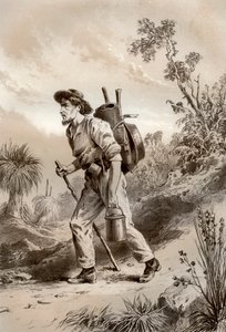 1879年、オーストラリアの「Digger on the tramp」。 作： McFarlane and Erskine