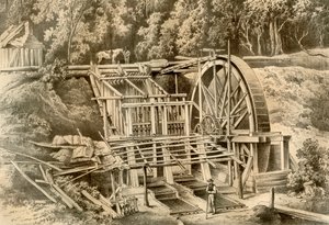 石英粉砕機、オーストラリア、1879年 作： McFarlane and Erskine