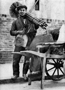 煙突掃除人、ロンドン、1926-1927。 作： McLeish