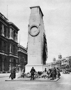 記念碑、ホワイトホール、ロンドン、1926-1927 作： McLeish