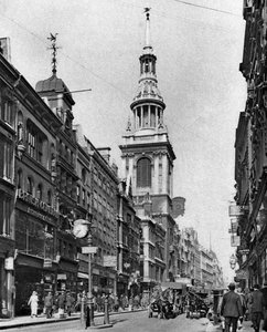 弓の教会の尖塔、ロンドン、1926-1927