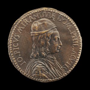 ジョヴァンニ・ピコ・デラ・ミランドラ（1463-1494） 哲学者、詩人。 作： Medallist T.R.