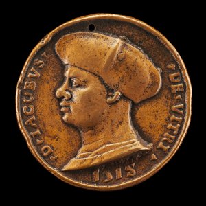 ジャック・ド・ヴィトリ・ラ・リエール、1515年死去、キヤノン、学部長、理事長［裏面］、1518年 作： Medallist of 1518