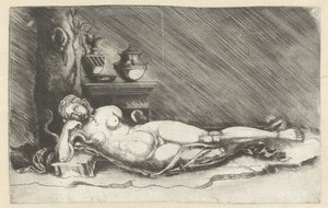 ヘビとクレオパトラの死 作： Meester van 1515