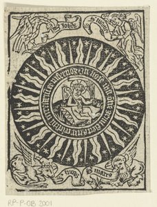 キリストの子供は自分自身を懲らしめます。 作： Meester van de Delbecq Schreiber Passie (attributed to)