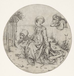 アリストテレスとフィリス 作： Meester van het Amsterdamse Kabinet
