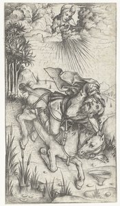 聖パウロの回心 作： Meester van het Amsterdamse Kabinet