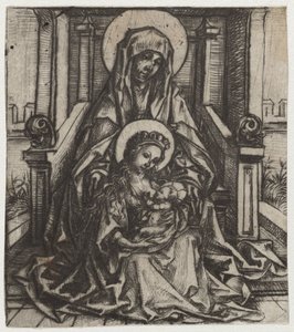 Saint Anna-te-Three 作： Meester van het Amsterdamse Kabinet
