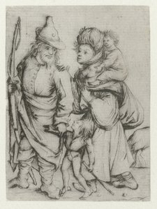 ローマの家族 作： Meester van het Amsterdamse Kabinet