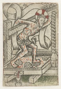 酒ぶねの中のキリスト 作： Meester van het Martyrium der Tienduizend