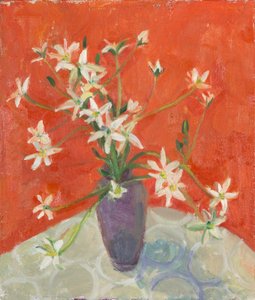 誰かの庭の花』2015年（キャンバスに油彩）