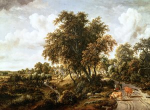 堤防の道 作： Meindert Hobbema