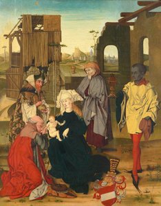 魔術師の崇拝 作： Meister der Anbetung mit dem Bindenschild