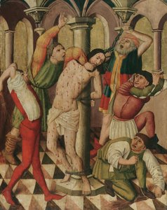 キリストのむち打ち 作： Meister der Laufener Georgslegende