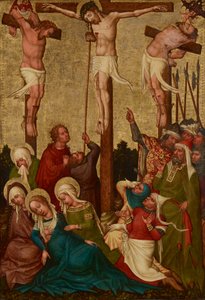 キリストの磔刑 作： Meister der St. Lambrechter Votivtafel