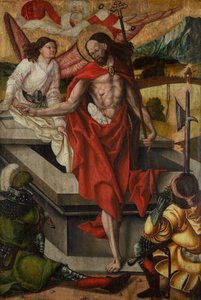 キリストの復活 作： Meister des Christophorus mit dem Teufel