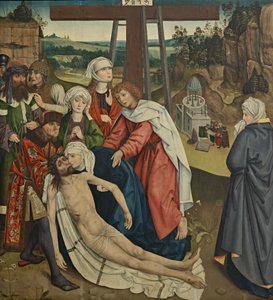 キリストの嘆き 作： Meister des Schottenaltars