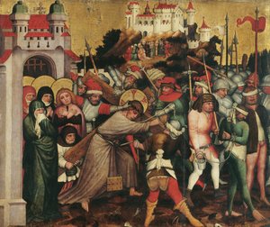 十字架を背負うキリスト 作： Meister von Laufen