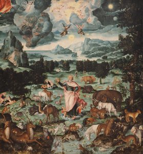 世界の創造、1575 作： Melchior Bocksberger