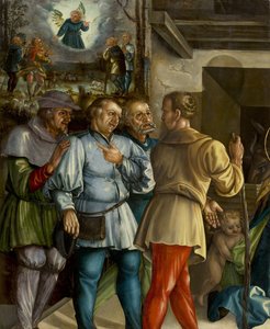 Feselen、Melchior（約1495-1538）による羊飼いの礼拝。 木に油彩 作： Melchior Feselen