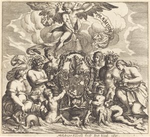 献身ページ 作： Melchior Küsel after Johann Wilhelm Baur