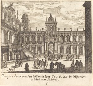 エスコリアル、スペイン 作： Melchior Küsel after Johann Wilhelm Baur