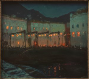 ガルダ湖で開催される夜行性のフォークフェスティバル