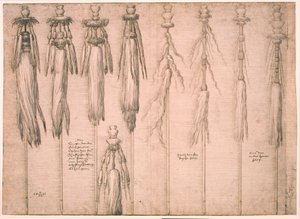 標準として取り付けられた 9 つのオックステール 作： Melchior Lorck