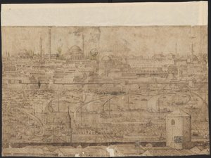コンスタンティノープルの展望、シート8、メルキオール・ロルク、1559年 作： Melchior Lorck