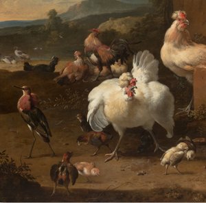 メナジェリーからの詳細、c.1680