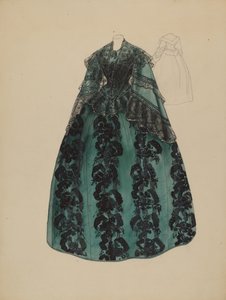 ドレス、c。 1936年。