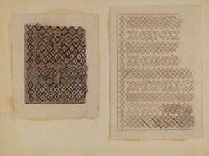キャットテールから織られた素材、c。 1935年。 作： Melita Hofmann