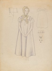 ナイトガウンとキャップ 作： Melita Hofmann